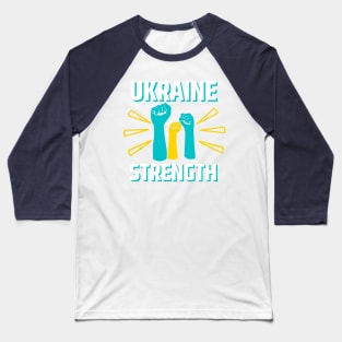 UKRAINE STRONG Baseball T-Shirt